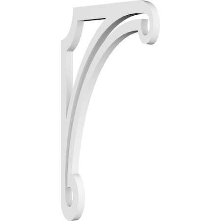 Ekena Millwork Arch Architectural Grade PVC Bracket, 5/8"W X 8"D X 14"H BKTP01X08X14AH